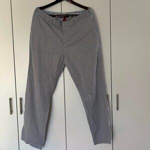 J. Crew Vintage Blue & White Striped Chinos  Size 38x32